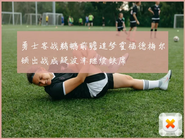 勇士客战鹈鹕前瞻追梦霍福德梅尔顿出战成疑波津继续缺席