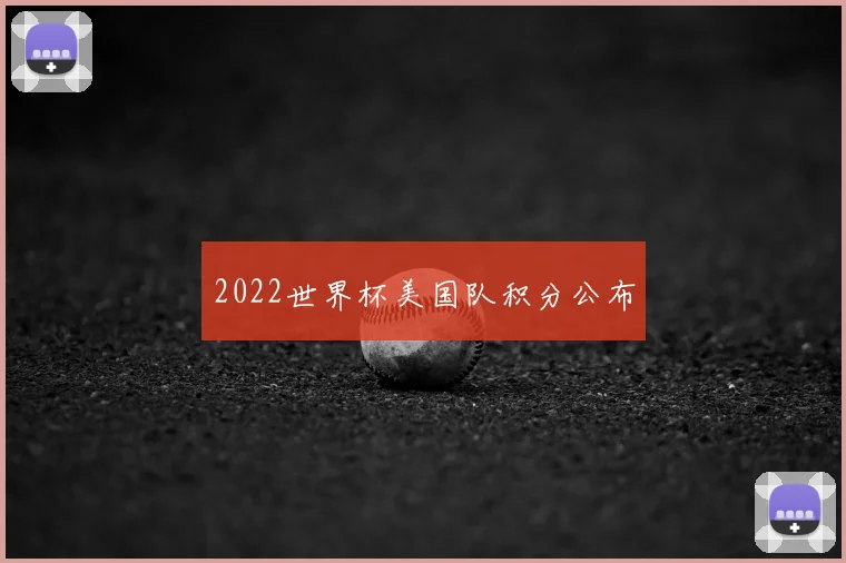 2022世界杯美国队积分公布